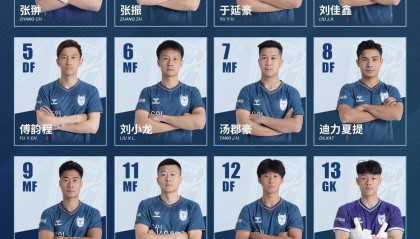 ng体育-大连可为名单公布   张翀领衔